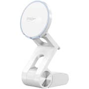 Promate VersaMount Magnetic Phone Stand White