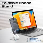 Promate VersaMount Magnetic Phone Stand White