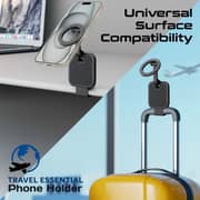 Promate MagHook Magnetic Clip Phone Mount Black