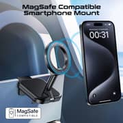 Promate MagHook Magnetic Clip Phone Mount Black