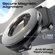 Promate MagHook Magnetic Clip Phone Mount Black
