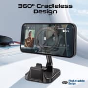 Promate MagHook Magnetic Clip Phone Mount Black