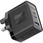 Promate POWERPORT-45 GaNFast UK Wall Charger Black