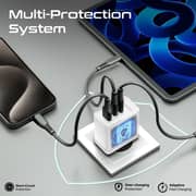 Promate POWERPORT-45 GaNFast UK Wall Charger White
