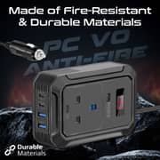 Promate Inverto 200W Car Power Inverter Black