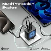 Promate POWERPORT 45W Fast Wall Charger Black