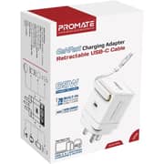 Promate CUBIX UK Fast Wall Charger White - R65