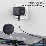 Promate CUBIX UK Fast Wall Charger White - R65