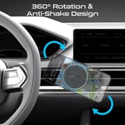 Promate MagMount-BT MagSafe Wireless Car Mount with Built-In ENC Mono Headset Black