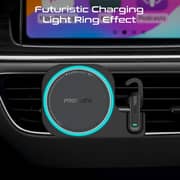 Promate MagMount-BT MagSafe Wireless Car Mount with Built-In ENC Mono Headset Black