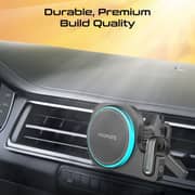 Promate MagMount-BT MagSafe Wireless Car Mount with Built-In ENC Mono Headset Black