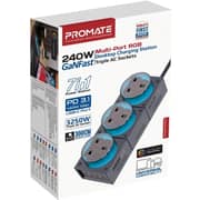 Promate POWERBRIX GaN Desktop Charger Black Titanium - GAN240