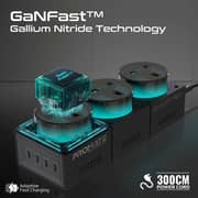 Promate POWERBRIX GaN Desktop Charger Black Titanium - GAN240