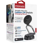 Promate MagNeo 15W Wireless MagSafe Car Charger Black