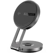 Promate MagMate-1 Qi2 Magnetic Wireless Car Charger Black