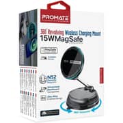 Promate RevoMount 15W Magnetic Wireless Car Mount Black