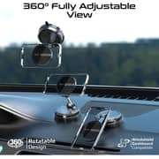 Promate RevoMount 15W Magnetic Wireless Car Mount Black