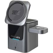 Promate IDOCK-TRIO 3-in-1 Charging Dock Black