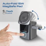 Promate IDOCK-TRIO 3-in-1 Charging Dock Black