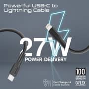 Promate DriveGear USB-C Car Charger Black - 33Cl