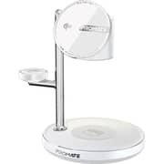 Promate SYNERGY-3 Magsafe Charging Station White