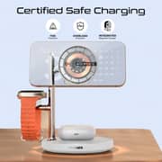Promate SYNERGY-3 Magsafe Charging Station White