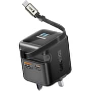 Promate CUBIX-R70 UK Fast Wall Charger Black