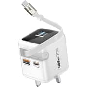 Promate CUBIX-R70 UK Fast Wall Charger White