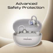 Promate AirClip-Pro AudioFit Wireless Earbuds White