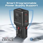 Promate TRIPLUG 65W PD Fast Wall Charger Black