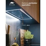 Millen Built-in Range Hood 52cm Black - MBKHG 6001 BL
