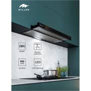 Millen Built-in Telescopic Kitchen Hood 90cm Black - MBKHSG 9001 BL