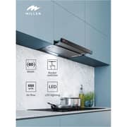 Millen Built-in Telescopic Kitchen Hood 60cm Black - MBKHSG 6001 BL
