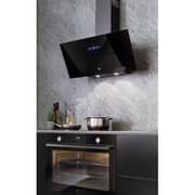 Millen Built-in Angled Range Hood 90cm Black - MKHG 904 BL