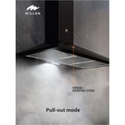 Millen Built-in Chimney Range Hood 90cm Black - MKH 904 BL