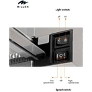 Millen Built-in Slide-Out Telescopic Range Hood 60cm Stainless Steel - MBRHS 601 IX