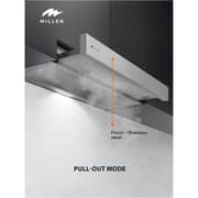 Millen Built-in Slide-Out Telescopic Range Hood 90cm Stainless Steel - MBRHS 901 IX