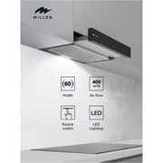 Millen Built-in Slide-Out Telescopic Range Hood 60cm Black - MBRHS 601 BL
