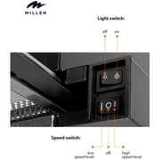 Millen Built-in Slide-Out Telescopic Range Hood 60cm Black - MBRHS 601 BL