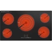 Hoover Built-in 5 Zone Ceramic Hob 90cm Black - HEH-W95C-GBI