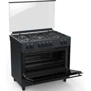 Terim Free Standing 5 Burner Gas Cooker 90cm Black - TERGC965BO