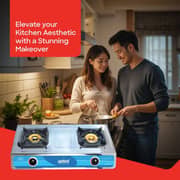 Sanford 2 Burner Gas Stove Stainless Steel - SF5220GC KC