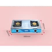 Sanford 2 Burner Gas Stove Stainless Steel - SF5220GC KC