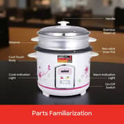 Sanford 1L Electric Rice Cooker - SF2500RC KC