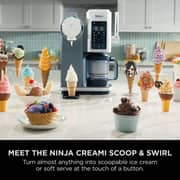 Ninja CREAMi Scoop & Swirl Ice Cream Maker - NC701UK