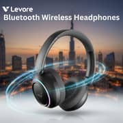 Levore Wireless On Ear Headphones Black