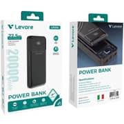 Levore Fast Charging Power Bank 20000mAh Black - LP234