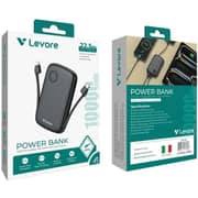 Levore Fast Charging Power Bank 10000mAh Black - LP511-BK