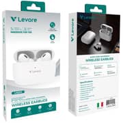 Levore LAE515 True Wireless Earbuds White