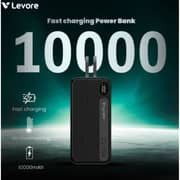 Levore Fast Charging Power Bank 10000mAh Black - LP515